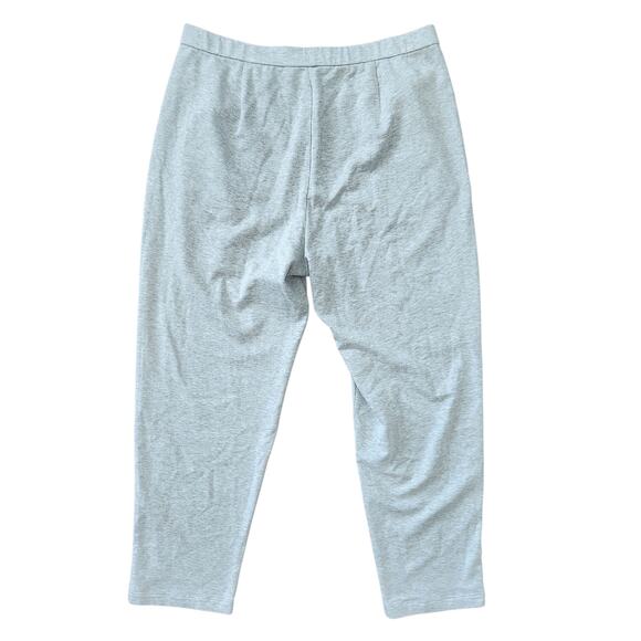 Eileen Fisher Slouch Ankle Supersoft Pants‎ L Grey Minimalist Loungewear Casual - Picture 2 of 8